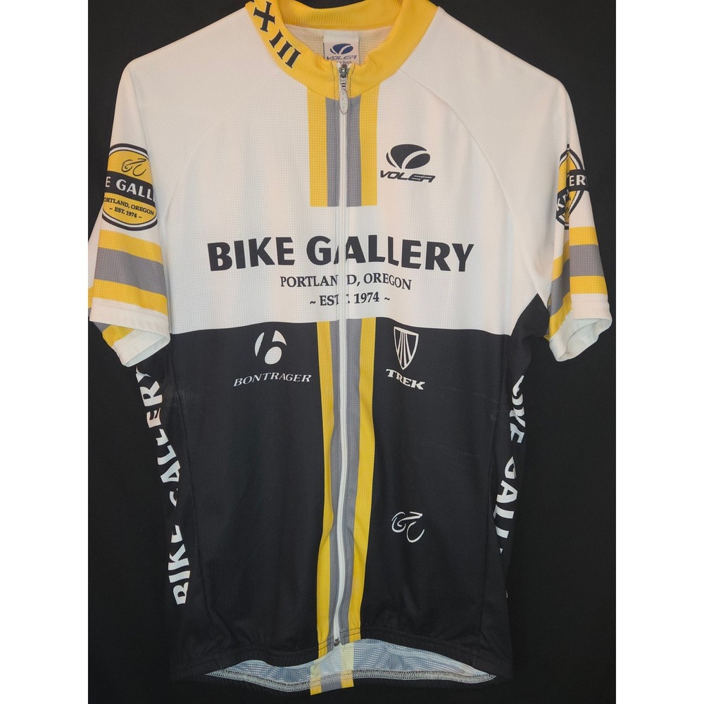 Voler Bike Gallery Cycling Jersey‎ Mens XL Bicycle Portland Oregon Trek